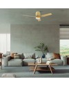 CERAMICA M * PLAFÓN / VENTILADOR  - CERÁMICA BEIGE + MADERA